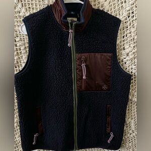 Tory Burch Black and Brown Vest